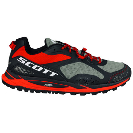 Eride Grip 4.0 Trail Running Shoe - Mens-Grey/Red-Medium-8