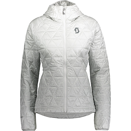 SCOTT Insuloft Superlight PL Hoody Jacket - Womens, Light Grey, Medium, 2837980177008