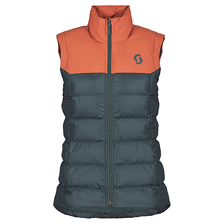 SCOTT Insuloft Warm Vest - Womens, Earth Red/Aruba Green, Extra Small, 2918257369006
