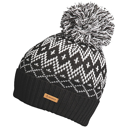 SCOTT MTN 40 PAK-3 Beanie - Womens, Black/White, One Size, 2836851007222