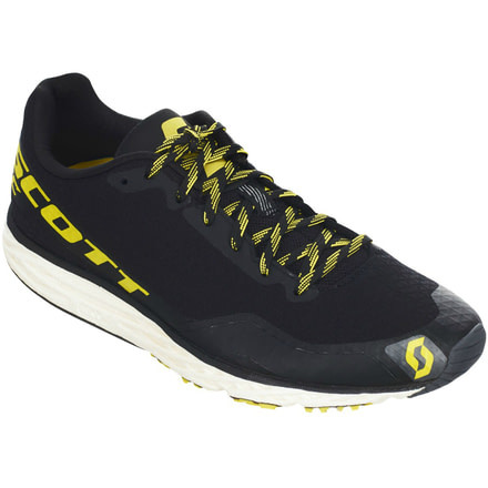 SCOTT Palani RC Road Running Shoe - Women's-Black/Yellow-Medium-6