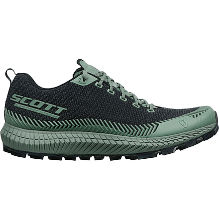 SCOTT Supertrac Ultra RC Shoes - Mens, Black/Frost Green, 9.5, 2676827133009-9.5