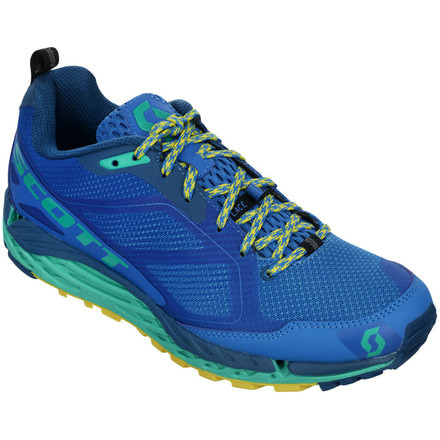 SCOTT T2 Kinabalu 3.0 Trail Running Shoe - Women's-Blue/Green-Medium-8.5