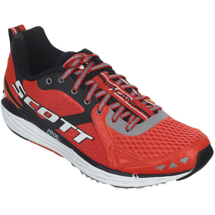 T2 Palani Road Running Shoe - Mens-Red/Black-Medium-9.5