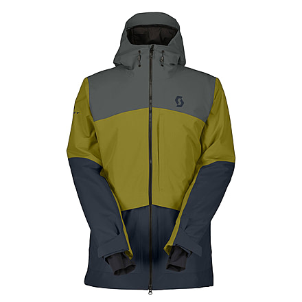 SCOTT Ultimate Dryo Ripstop Jacket - Mens, Shadow Grey/Meadow Green, 2XL, 4198997858014