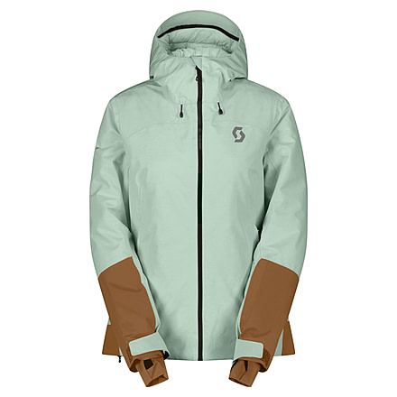 SCOTT Ultimate Dryo Tech Jacket - Womens, Fresh Green/Bread Brown, Small, 4199047873008