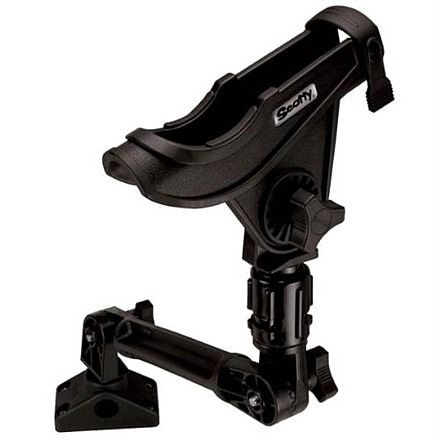 Scotty Baitcaster Rod Holder w/429 and w/241L, Black 620887