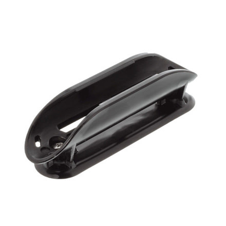 Scotty 342 Glue-on Paddle Clip For Inflatables, Black, 0342-BK