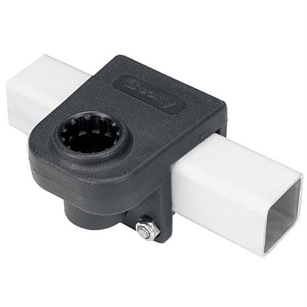 Scotty Rail Mounting Adapter 1-1/4In. Square Rail, Black 620439