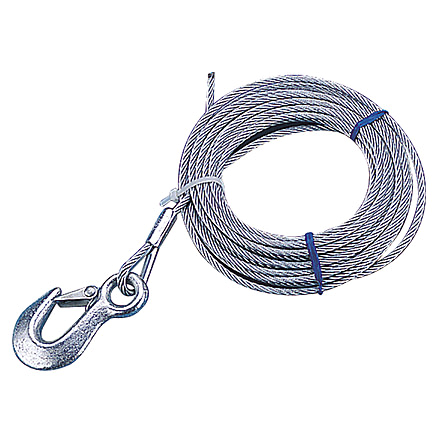 Sea-Dog Galvanized Winch Cable - 3/16" x 20' 77400