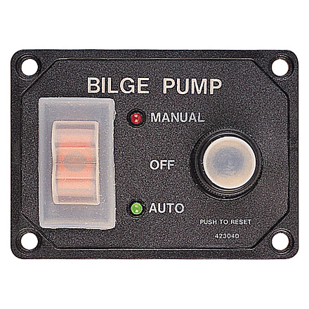 Sea-Dog Guard Bilge Pump Panel w/Circuit Splash 79027