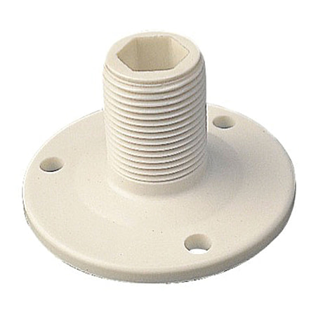 Sea-Dog Nylon Fixed Antenna Base, White, 329500-1