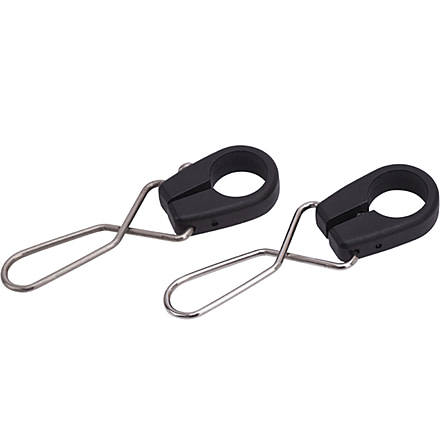 Sea-Dog Nylon Flagpole Pennant Mounts &amp; Stainless Clips - Pair 77903