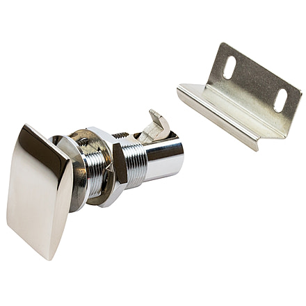 Sea-Dog Push Button Cabinet Latch - Rectangular 77596
