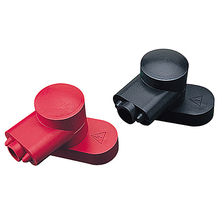 Sea-Dog Rotating Battery Terminal Covers - Red/Black - 1/2&quot; 77586