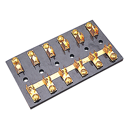 Sea-Dog Sea Dog Bakelite Fuse Holder With Buss Bar 6 Terminals, 420526-1