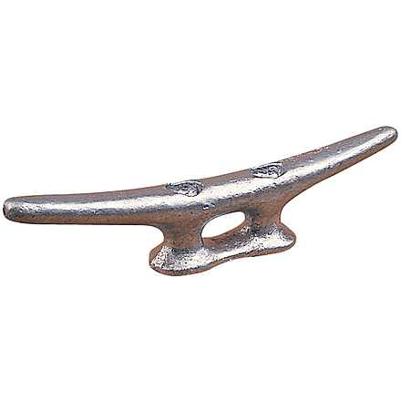 Sea-Dog Sea Dog Iron Flat Head Open Base Cleat, 6in, 040106-1