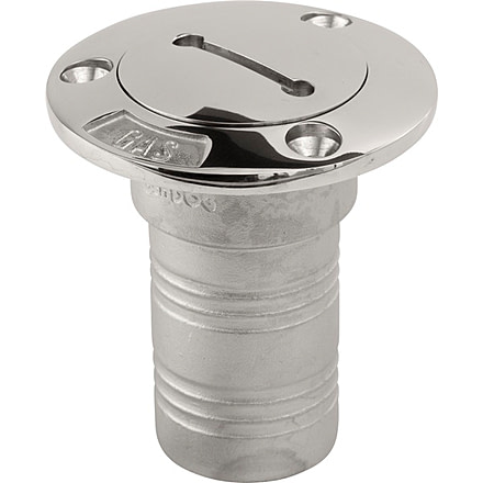 Sea-Dog Sea Dog Stainless Steel Hose Deck Fill 1 1/2in.Hose Gas, 351320-1