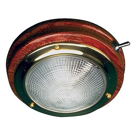 Sea-Dog Teak LED Dome Light, 5 Lens, 400209-1