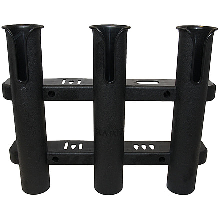 Sea-Dog Three Pole Rod Storage Rack - Black 77690