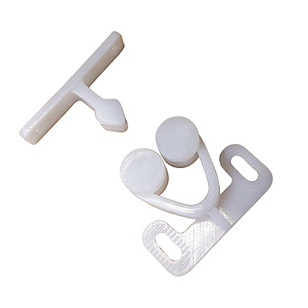 Sea-Dog Twin Roller Door Catch - White 77602