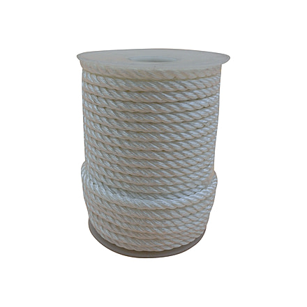Sea-Dog Twisted Nylon Rope Spool - 3/8in x 600, White, 301110600WH