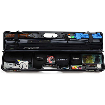 Sea Run Riffle Daily Fly Fishing Rod Travel Case, 10.5 FT Rod, Black/Gray, 16402LXX/6221