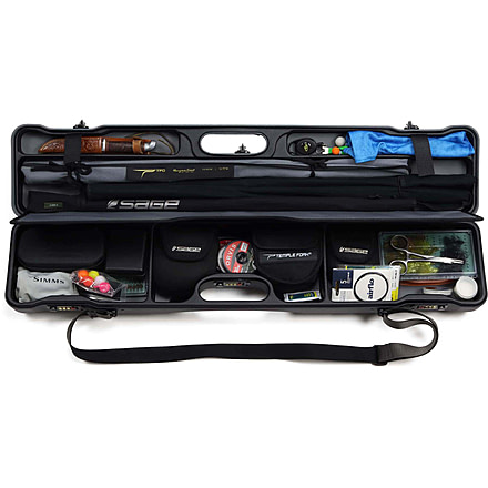 Sea Run Riffle QR Daily Fly Fishing Rod Travel Case, 10.5 FT Rod, Black/Gray, 16402LXX/6222