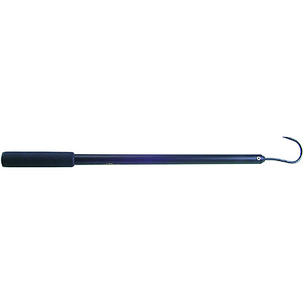 Sea Striker Black Anodized Aluminum Gaff 2&quot; Stainless Hook 2' Long, SS224B