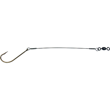 Sea Striker Bluefish Chum Rig, Heavy Wire, 5/0 Bronze Hook #1 KROK Swivel, 3Pk, BFCR50