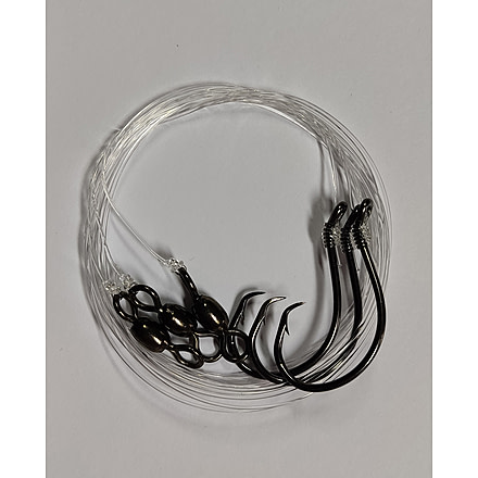 Sea Striker Circle Hook Leader 36&quot; 50# Mono Size 5/0 Inline Circle Hook 3 pack, CHL50