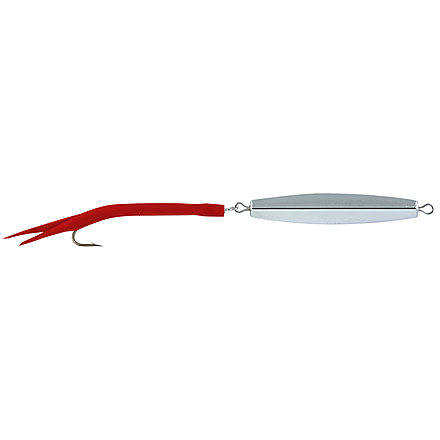 Sea Striker Diamond Jig Single 10/0 Hook, Red Tube, 4oz, SS4R