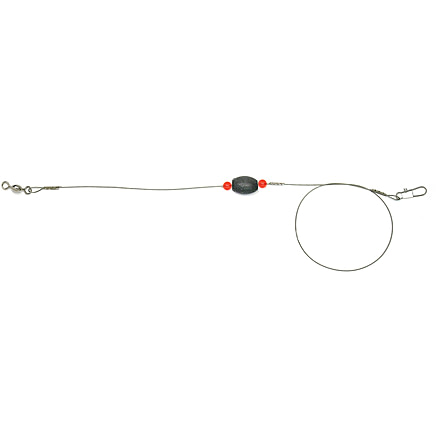 Sea Striker Egg Lead Ready Rig with Snap, 1oz 12/Ring, 1EGG