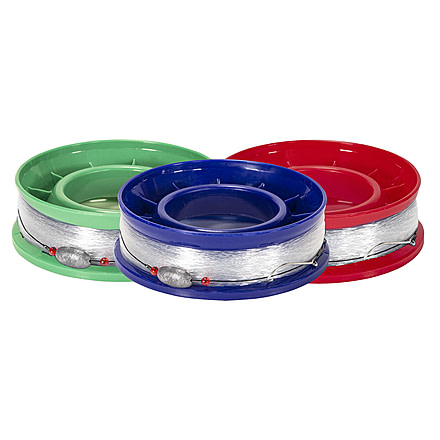 Sea Striker Hand Caster 6in Rigged 50lb mono, 1oz egg sinker and 3/0 hook Assorted Colors, SS6HC-R