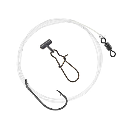 Sea Striker Sea Bass Sea Bass Rig 80lb mono 8/0 hook w/sinker slide, SSSR4280S-8/0