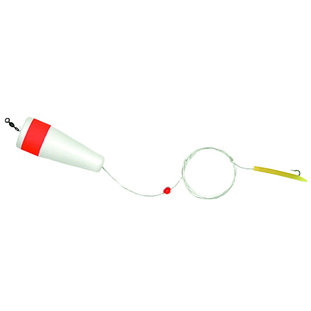 Sea Striker Snapper Popper Bluefish Rig, 3" Red/White Weighted Popping Float, #6 Hook w/Tubing, SNPP