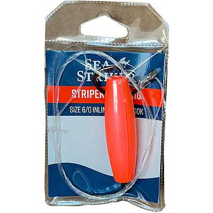 Sea Striker Striper Surf Rig with float 6/0 inline circle hook, N8751-60C