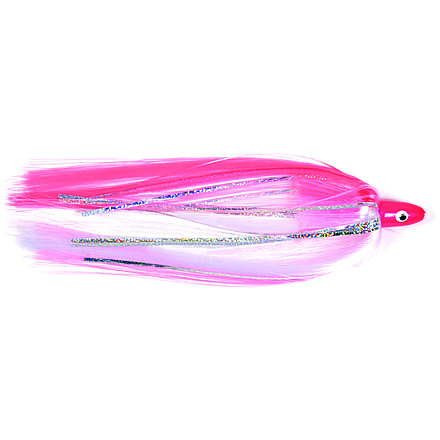 Sea Striker Unrigged Ballyhoo Lure, 3/8 oz Head, Pink/White, SB38-PKW