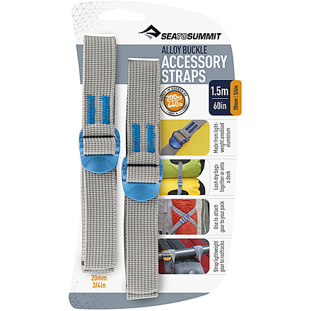 Sea to Summit 20 mm Hook Release Accessory Straps, Blue, 3/4in, 60in/1.5m, 844