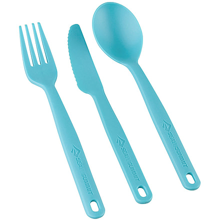 Sea to Summit Camp Cutlery Utensil Set, Pacific Blue, 215-32