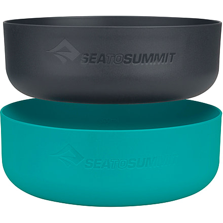 Sea to Summit DeltaLight Bowl Set - 2-Pack, Charcoal/Pacific, Small, A1300