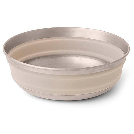 Sea to Summit Detour Stainless Steel Collapsible Bowl, Moonstruck Grey, Medium, A1322-12