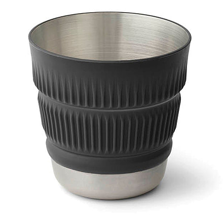 Sea to Summit Detour Stainless Steel Collapsible Mug, Beluga Black, A1321-19