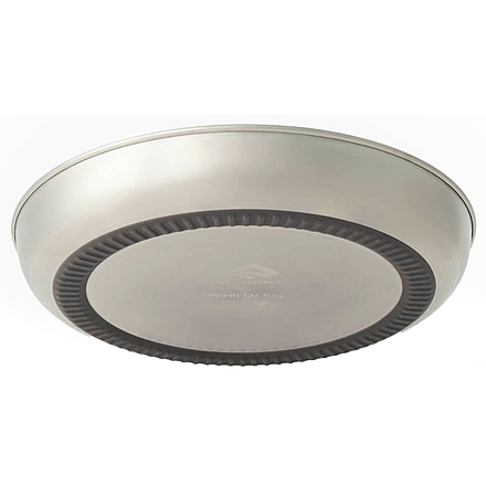 Sea to Summit Detour Stainless Steel Plate, Beluga Black, A1324-19