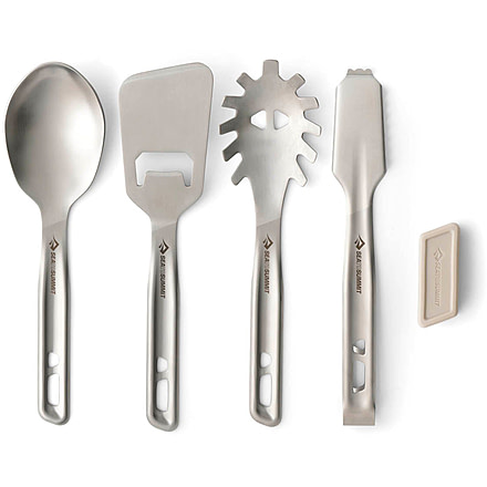 Sea to Summit Detour Stainless Steel Utensil Set, 4-Piece, A1313