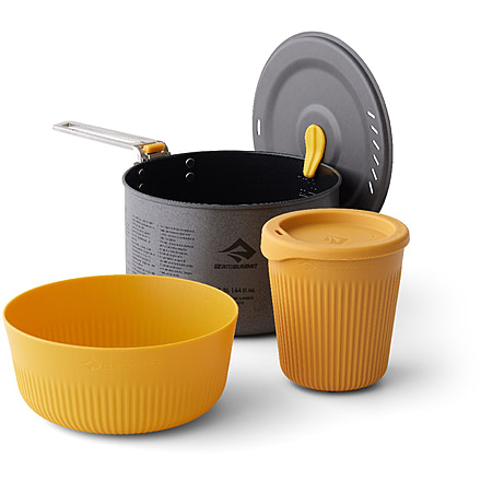 Sea to Summit Frontier UL 1.3L One Pot Cook Set - 3 Piece/1 Person, Multi, A1247