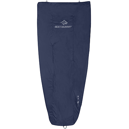Sea to Summit Glow GWL 50F Synthetic Integrated Quilt Sleeping Bag, Blue, Regular, S4321