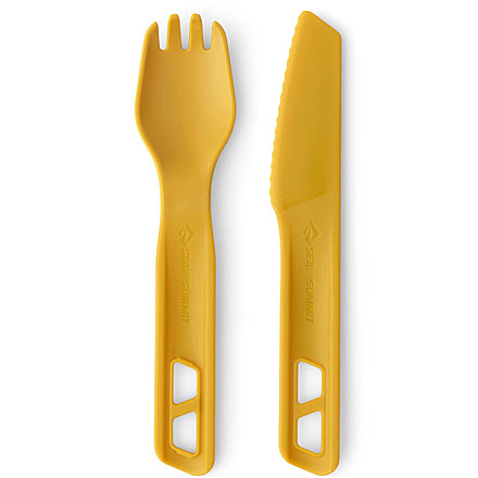 Sea to Summit Passage Cutlery Set, 2 Piece, Arrowwood Yellow, A1342-50