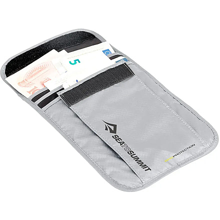 Sea to Summit RFID Neck Wallet, HIghRise Grey, One Size, 454-11