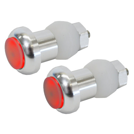 Seattle Sports CycleFire Bar Plug  Lights, Silver 52724